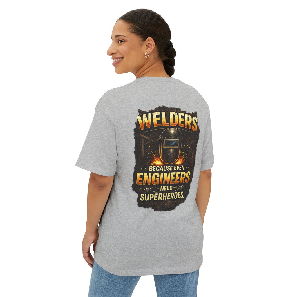 Welding Superhero-Boxy Tee