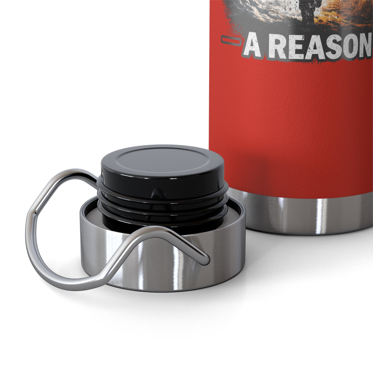 Insulated Water Bottle – "Weather Ain't A Reason" Adventure Stainless Steel 22oz