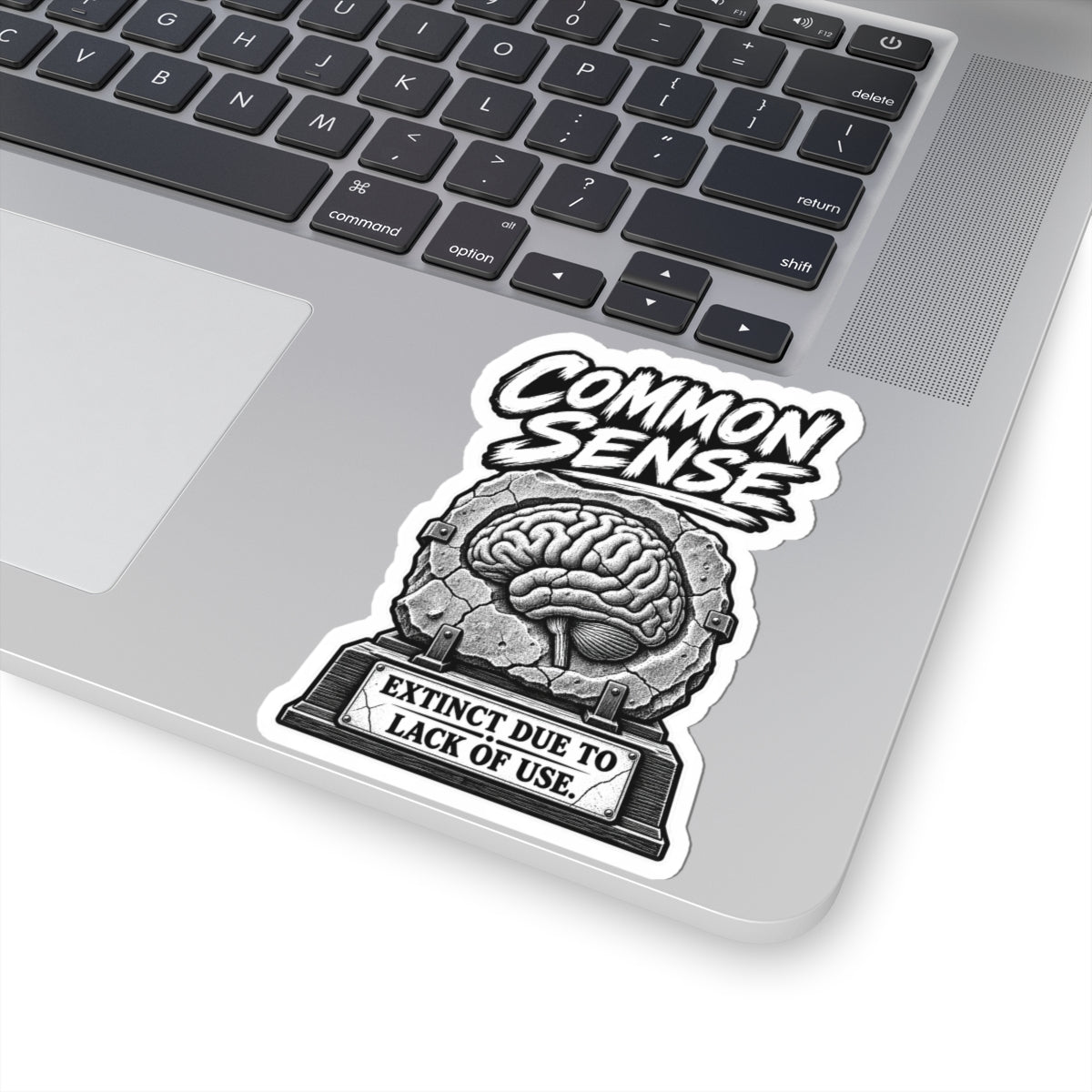 Common Sense Sticker — 'Extinct Due to Lack of Use' Kiss-Cut Vinyl Decal