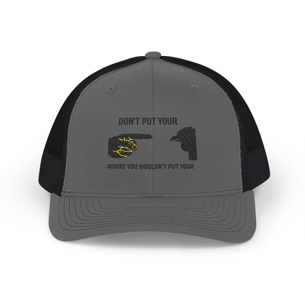 Trucker Cap — 'Lock'n Out Tears' Fishing Hand & Hook Graphic Snapback