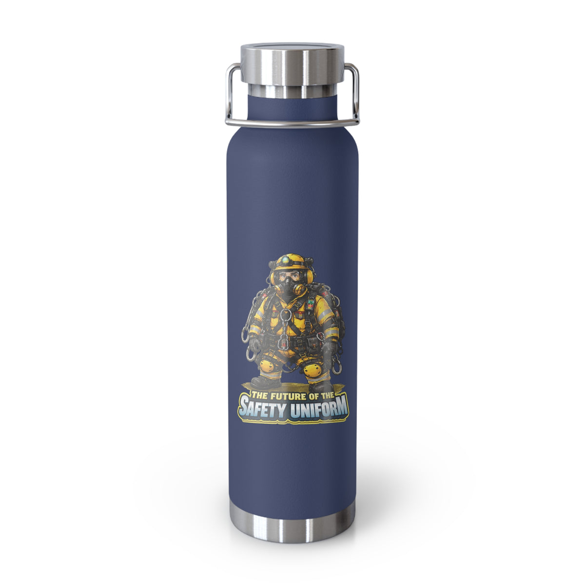 Insulated Water Bottle — "The Future of the Safety Uniform" Firefighter Design (22oz)