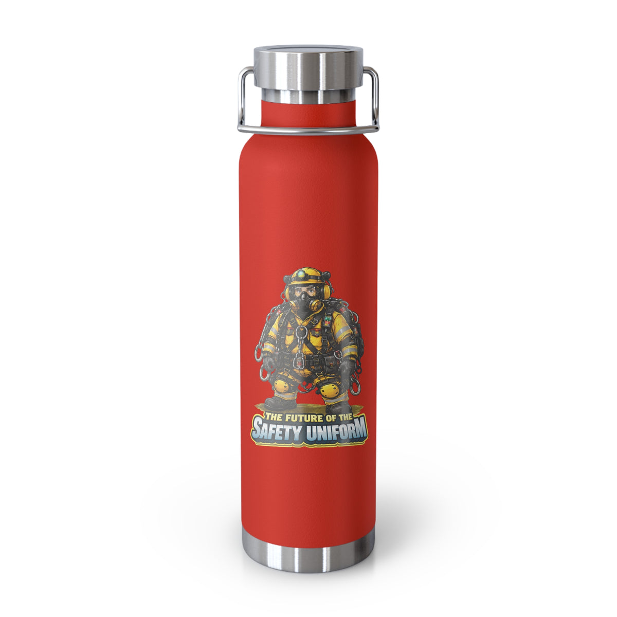 Insulated Water Bottle — "The Future of the Safety Uniform" Firefighter Design (22oz)