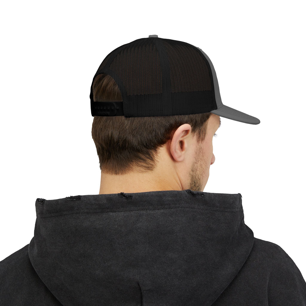 Trucker Cap — 'Lock'n Out Tears' Fishing Hand & Hook Graphic Snapback