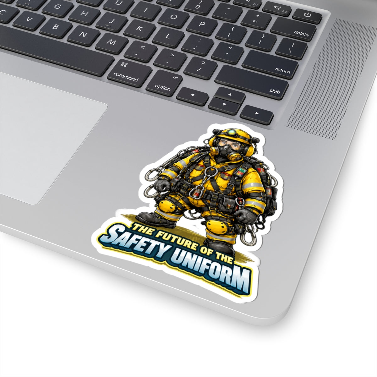 Safety Uniform Sticker — "The Future of the Safety Uniform" Kiss-Cut Decal