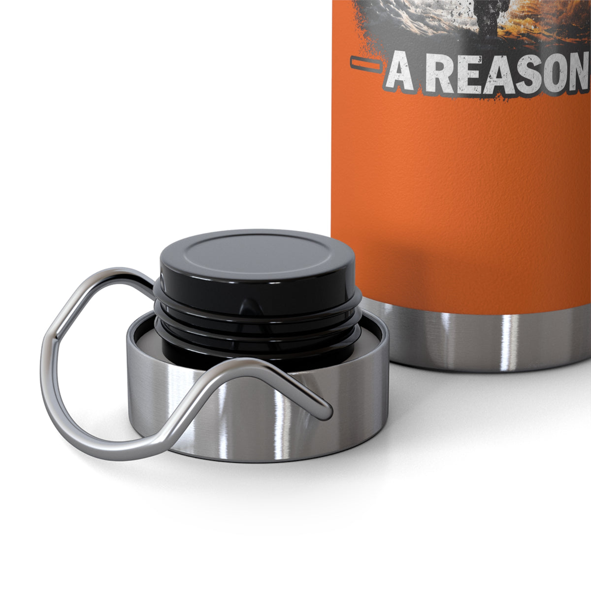 Insulated Water Bottle – "Weather Ain't A Reason" Adventure Stainless Steel 22oz