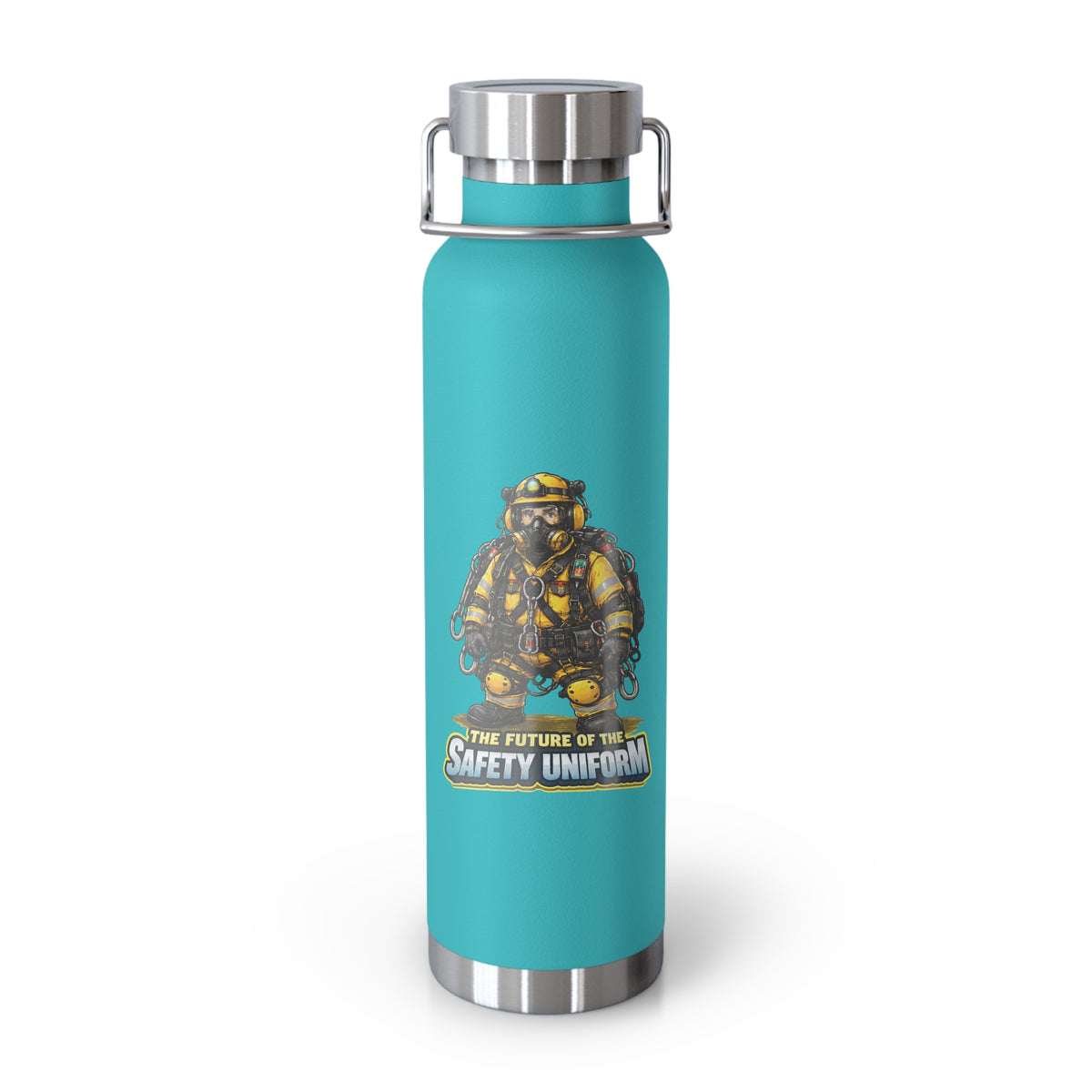 Insulated Water Bottle — "The Future of the Safety Uniform" Firefighter Design (22oz)