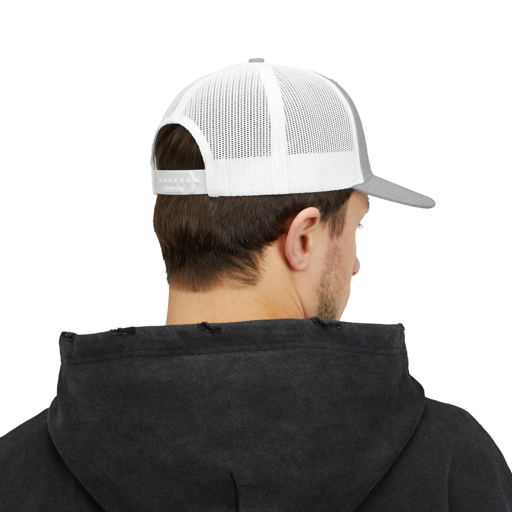 Trucker Cap — 'Lock'n Out Tears' Fishing Hand & Hook Graphic Snapback