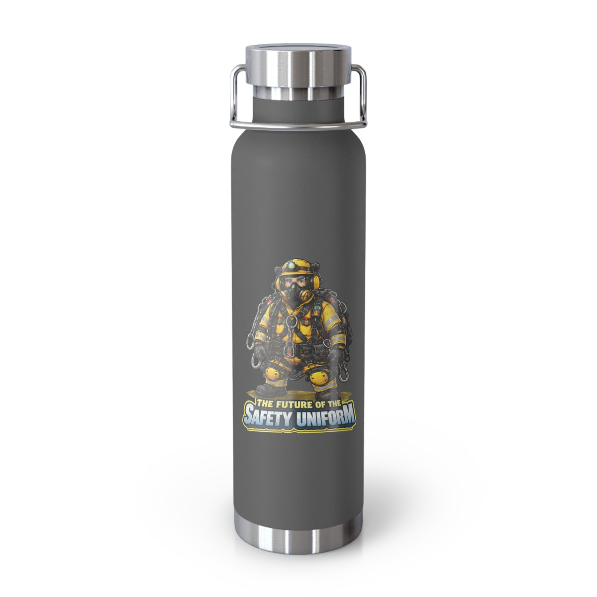 Insulated Water Bottle — "The Future of the Safety Uniform" Firefighter Design (22oz)