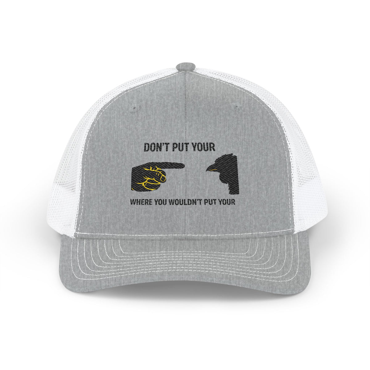 Trucker Cap — 'Lock'n Out Tears' Fishing Hand & Hook Graphic Snapback