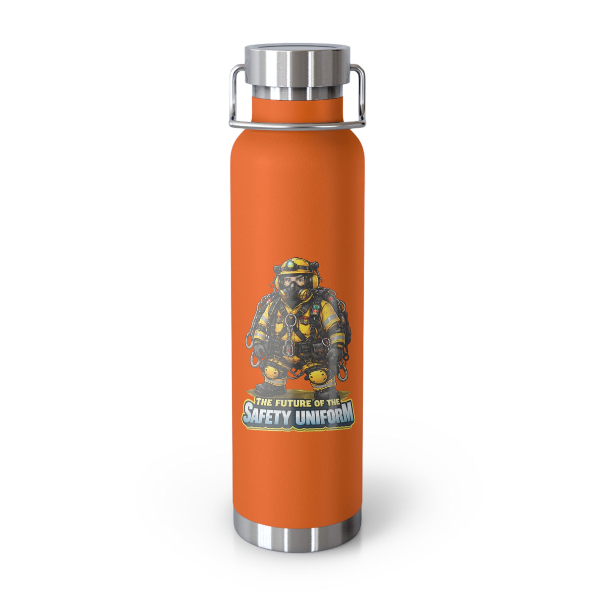 Insulated Water Bottle — "The Future of the Safety Uniform" Firefighter Design (22oz)
