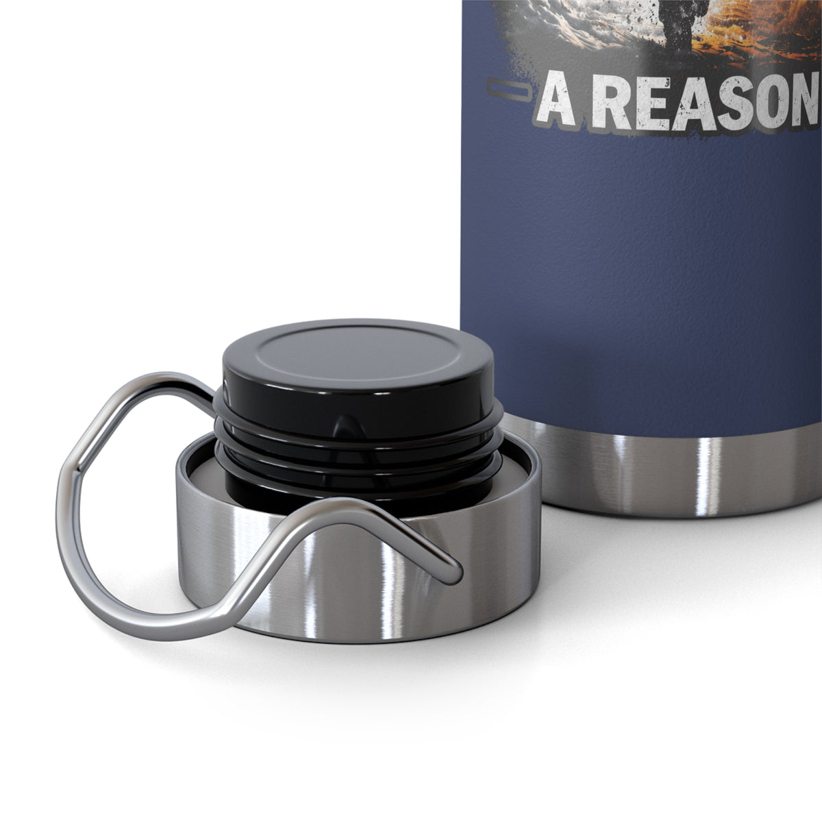 Insulated Water Bottle – "Weather Ain't A Reason" Adventure Stainless Steel 22oz
