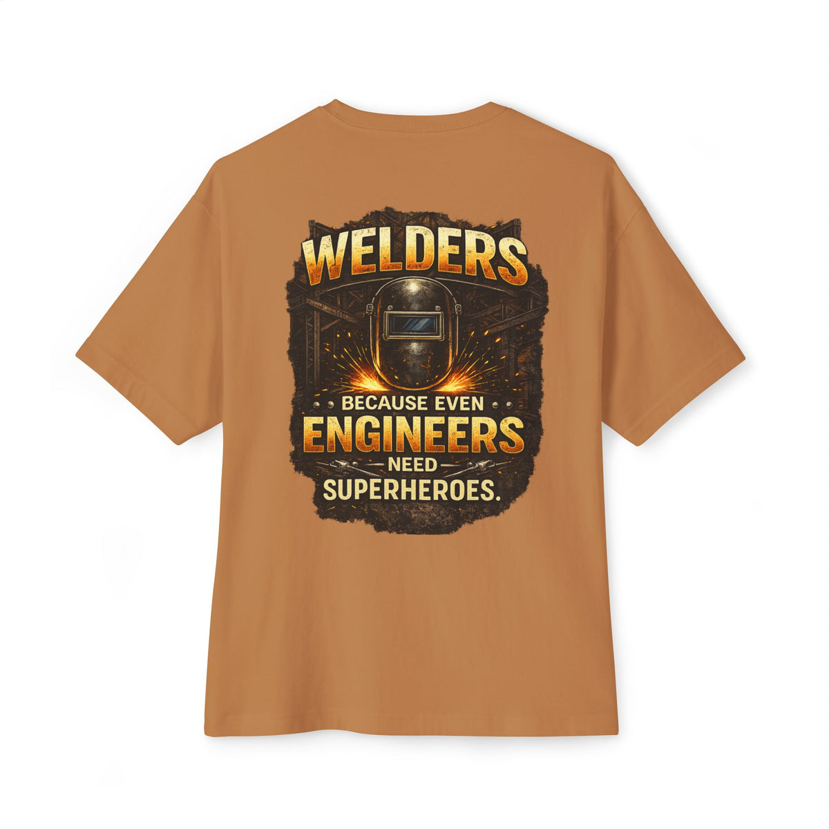 Welding Superhero-Boxy Tee