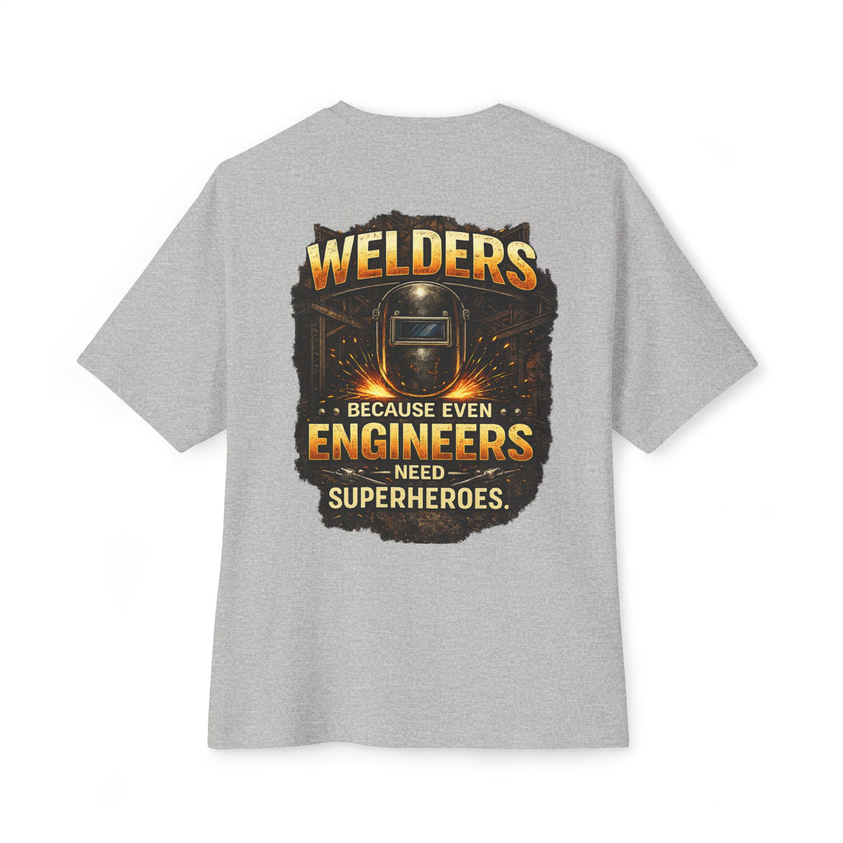 Welding Superhero-Boxy Tee