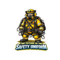 Safety Uniform Sticker — "The Future of the Safety Uniform" Kiss-Cut Decal