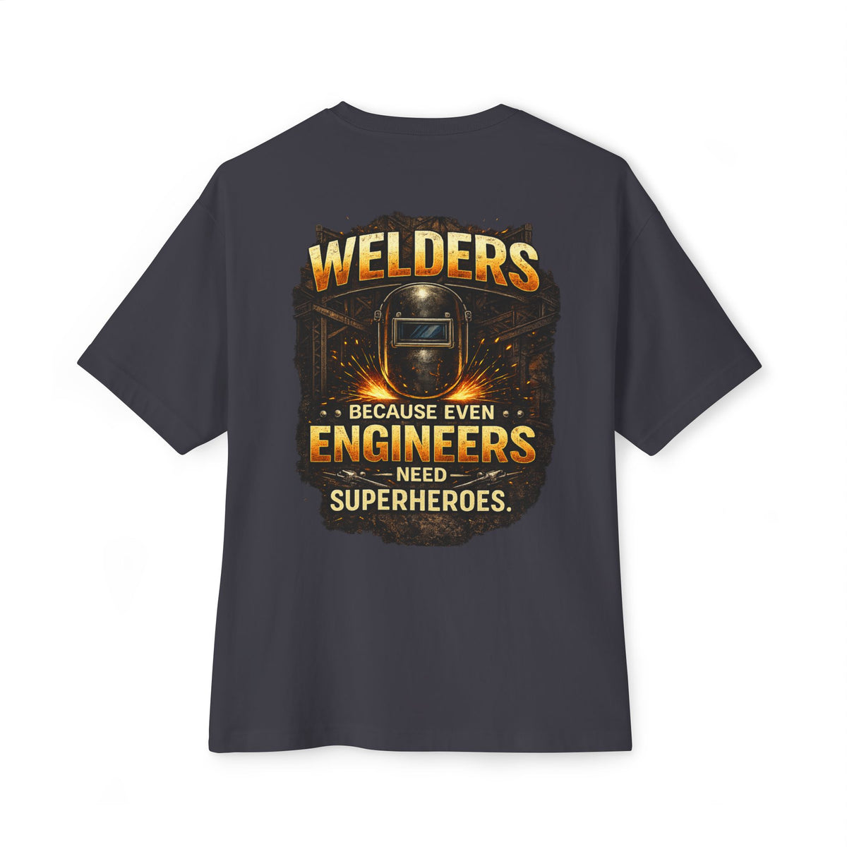 Welding Superhero-Boxy Tee