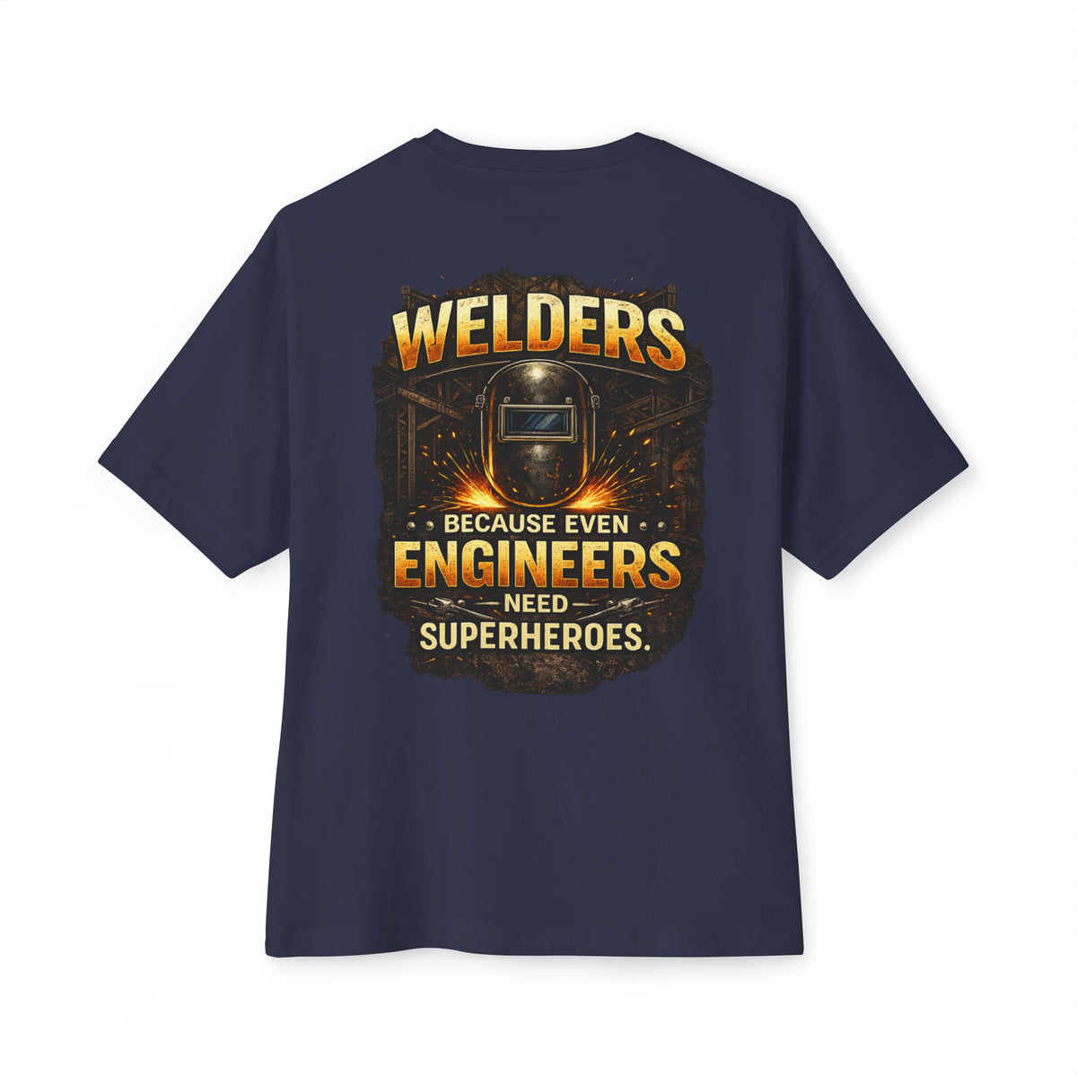 Welding Superhero-Boxy Tee