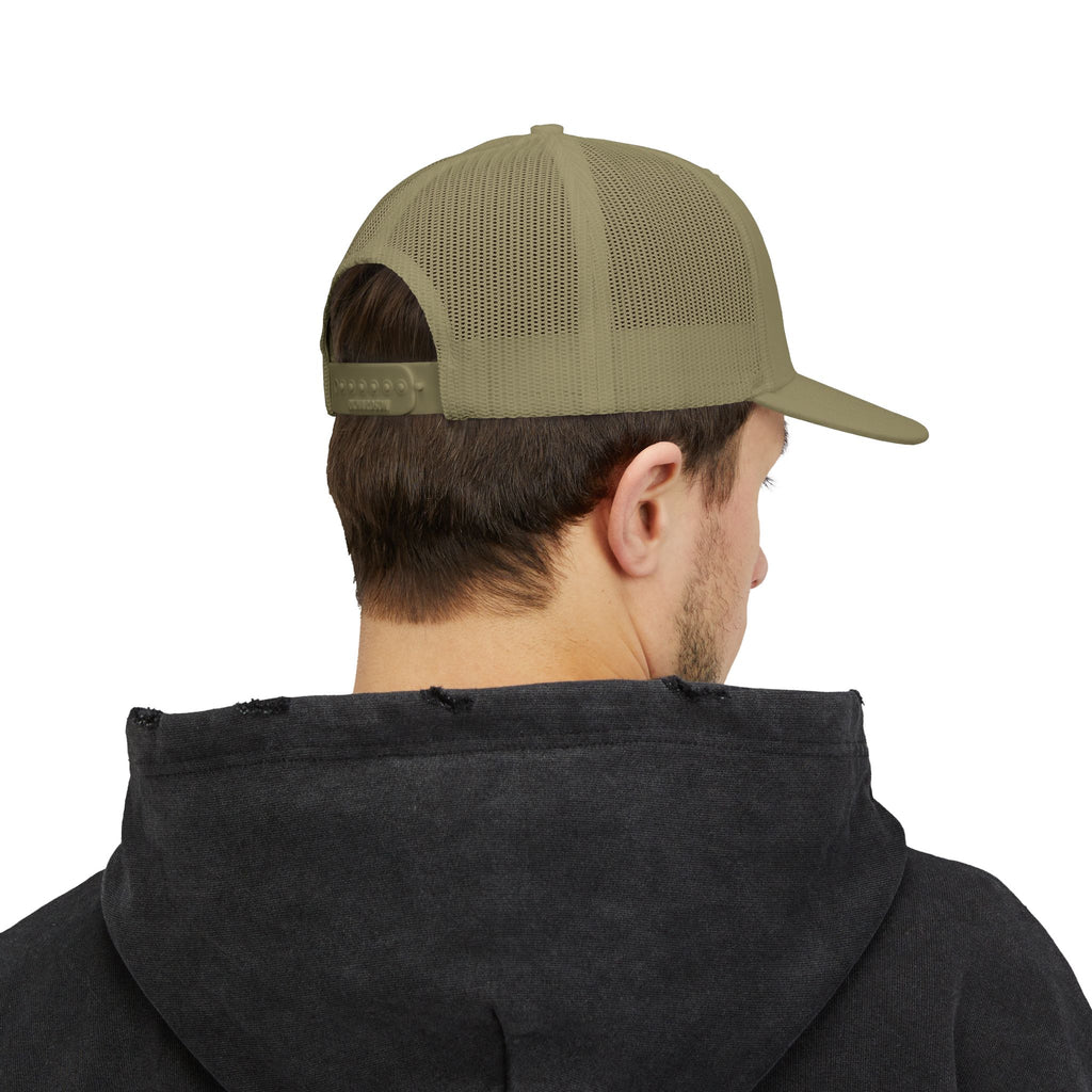 Trucker Cap — 'Lock'n Out Tears' Fishing Hand & Hook Graphic Snapback