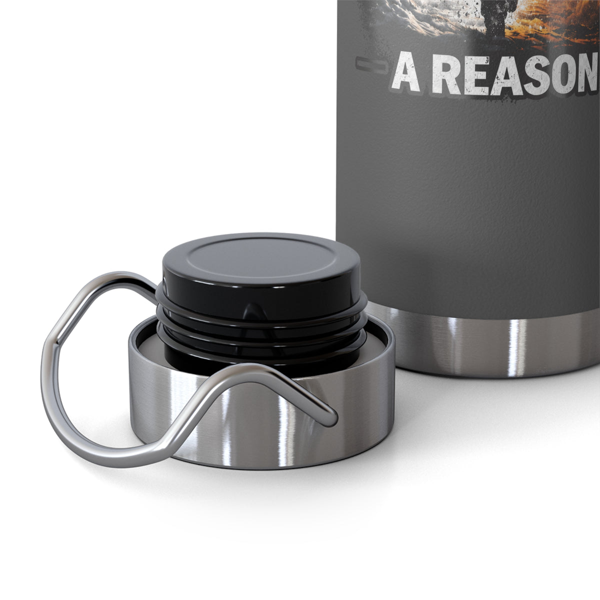 Insulated Water Bottle – "Weather Ain't A Reason" Adventure Stainless Steel 22oz