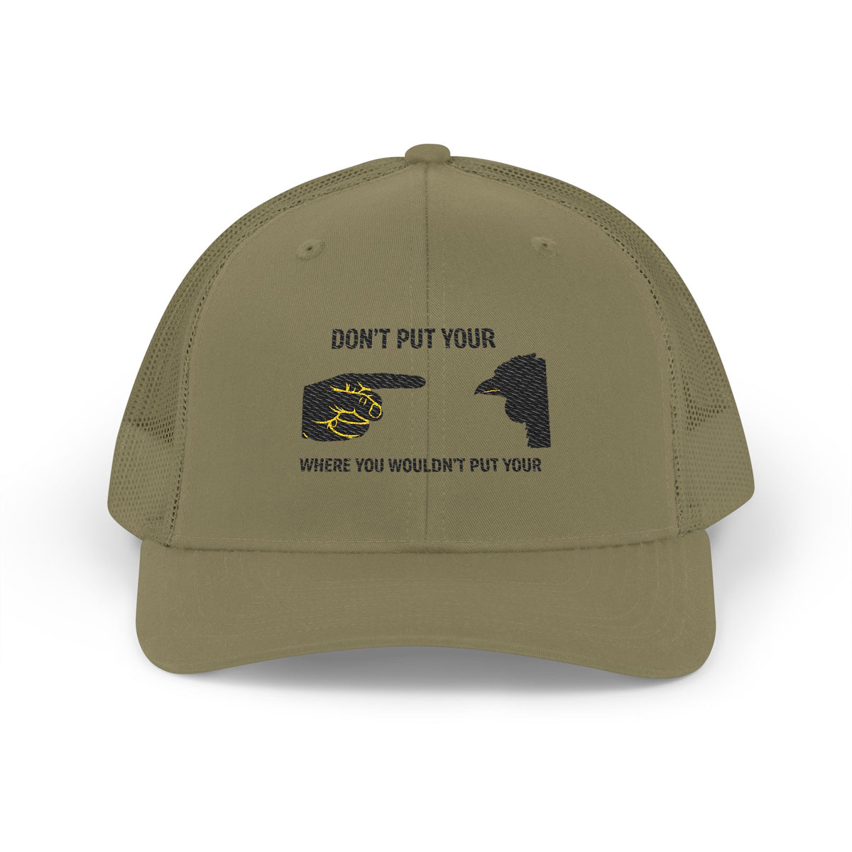 Trucker Cap — 'Lock'n Out Tears' Fishing Hand & Hook Graphic Snapback