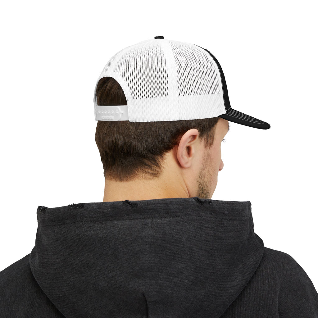 Trucker Cap — 'Lock'n Out Tears' Fishing Hand & Hook Graphic Snapback