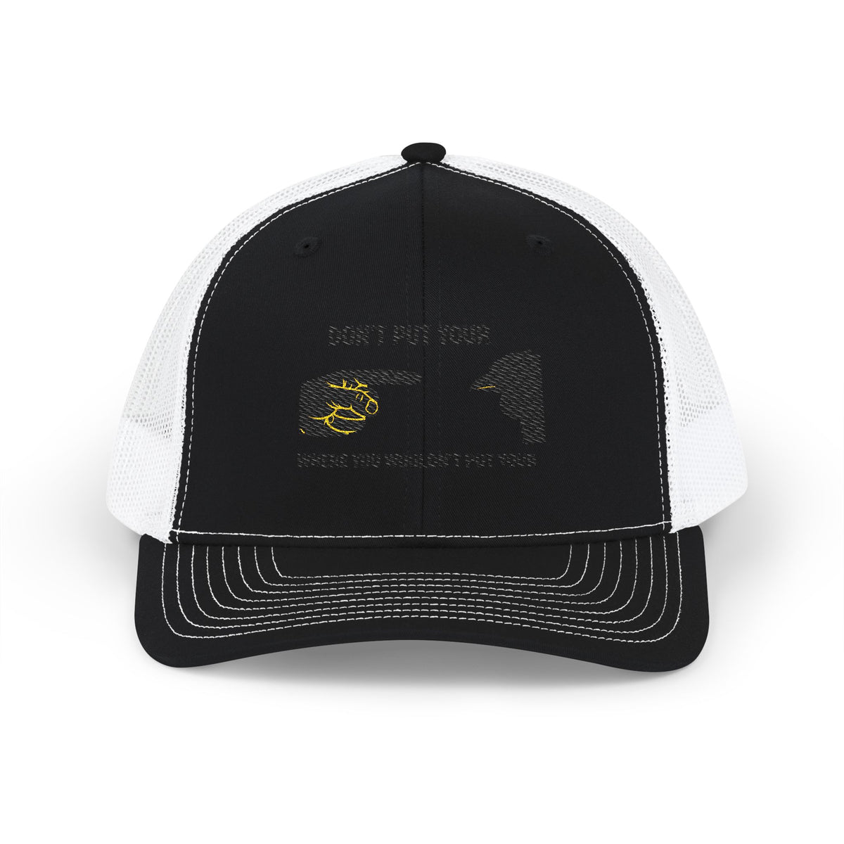 Trucker Cap — 'Lock'n Out Tears' Fishing Hand & Hook Graphic Snapback
