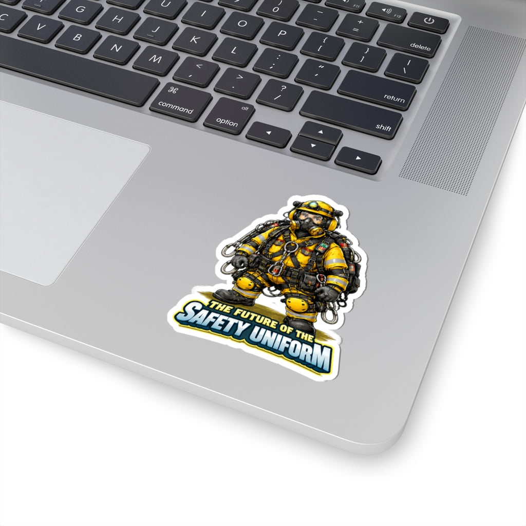 Safety Uniform Sticker — "The Future of the Safety Uniform" Kiss-Cut Decal