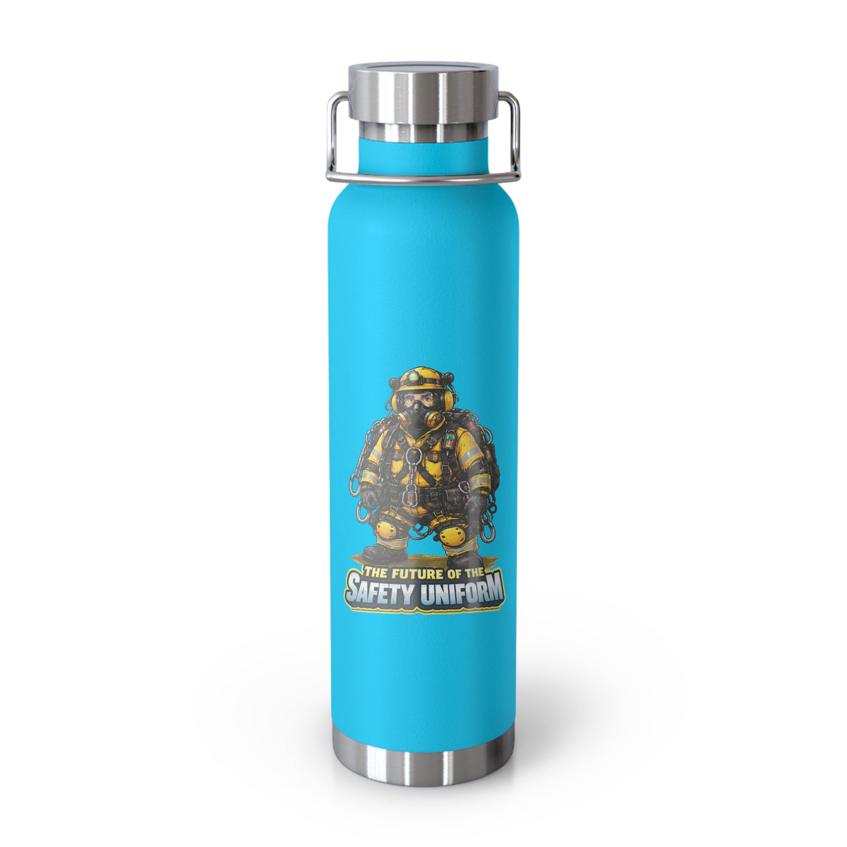 Insulated Water Bottle — "The Future of the Safety Uniform" Firefighter Design (22oz)