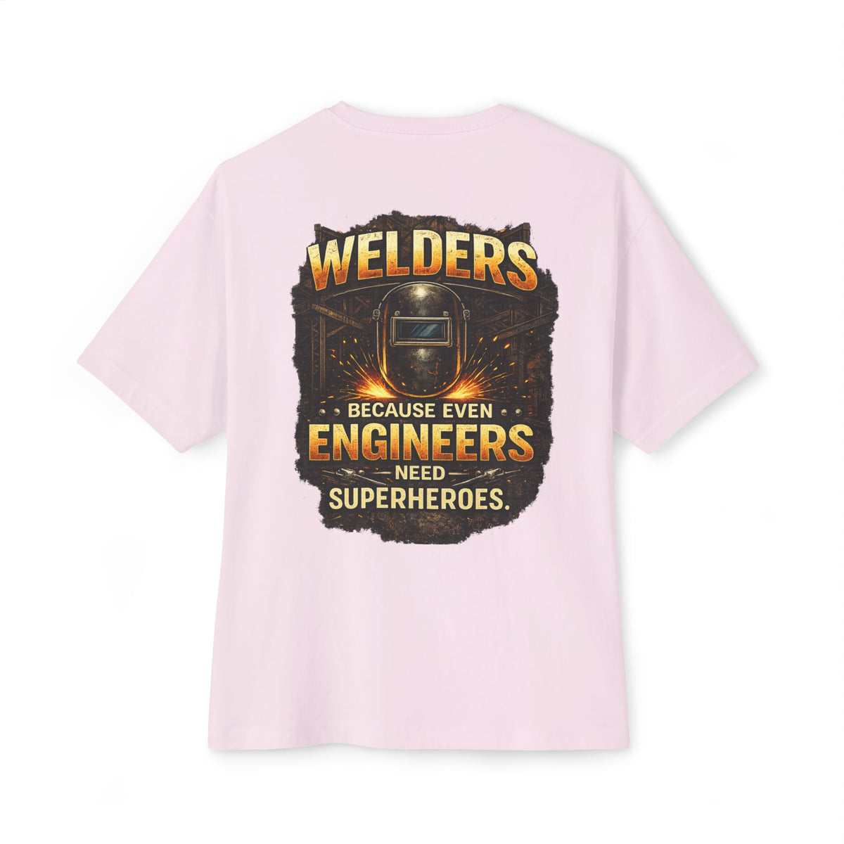 Welding Superhero-Boxy Tee