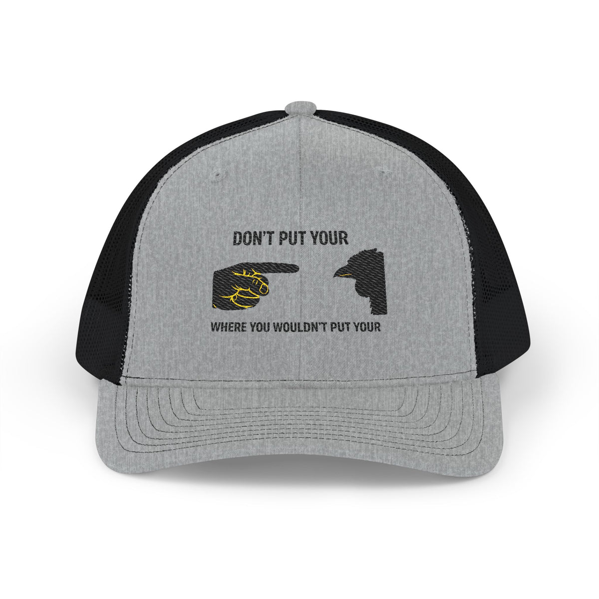 Trucker Cap — 'Lock'n Out Tears' Fishing Hand & Hook Graphic Snapback