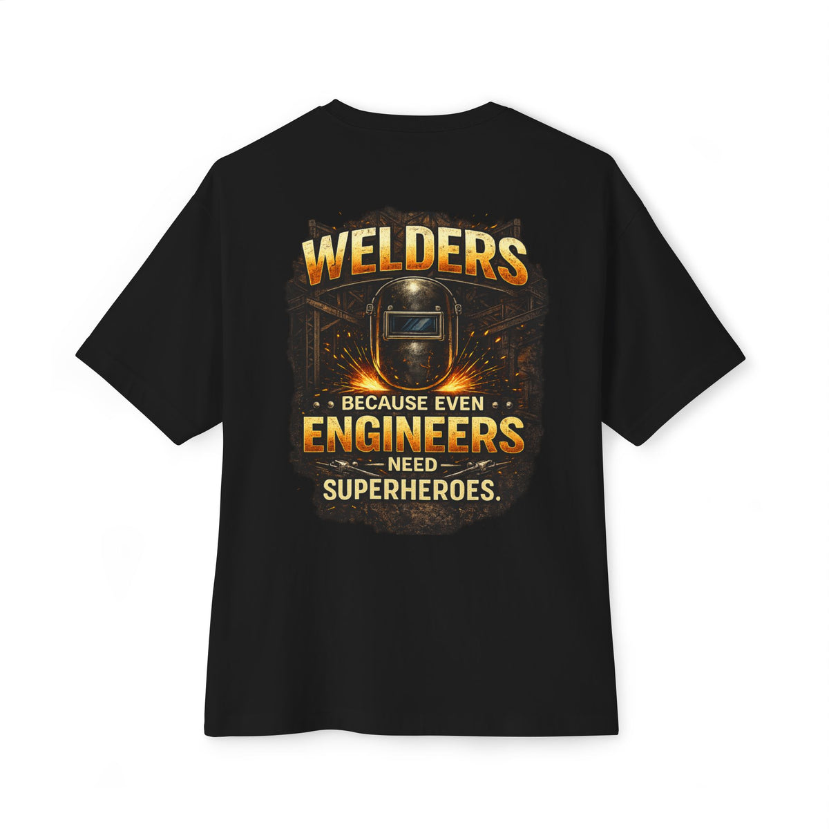 Welding Superhero-Boxy Tee
