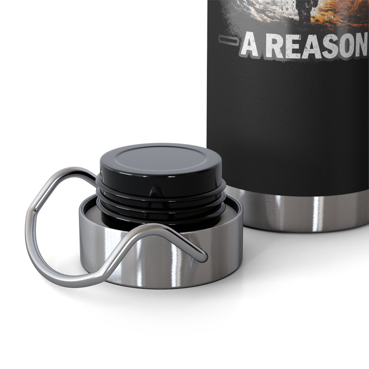 Insulated Water Bottle – "Weather Ain't A Reason" Adventure Stainless Steel 22oz